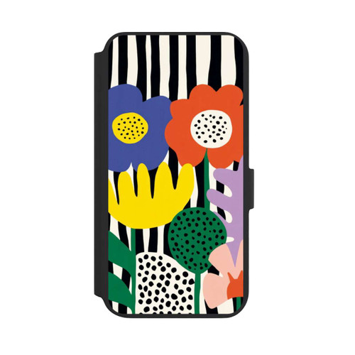 Samsung Galaxy S22+ NIVOflip Flowers Striped Background