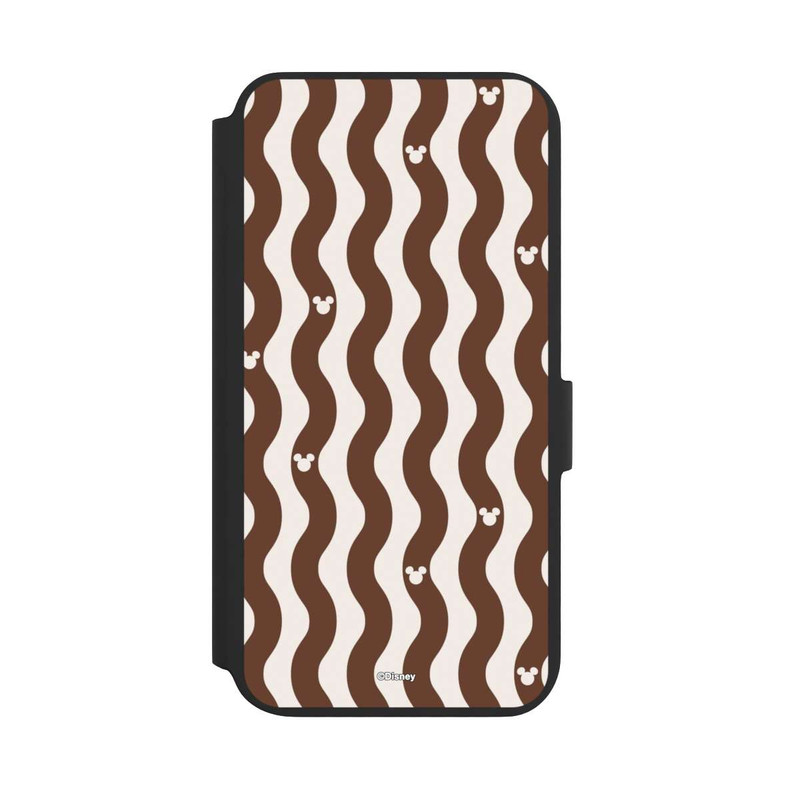Galaxy S22 + NIVOflip Mickey Mouse Brown Pattern Waves
