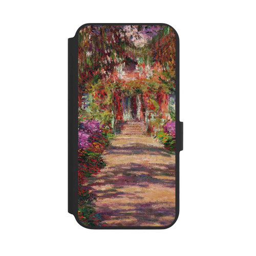 Samsung Galaxy S22+ NIVOflip Eine Allee in Monets Garten in Giverny by Claude Monet