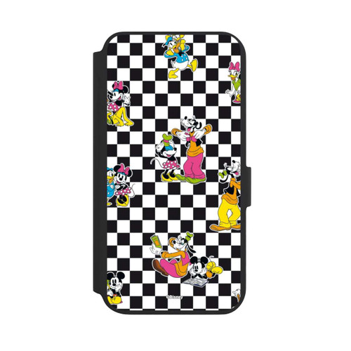 Samsung Galaxy S22+ NIVOflip Donald and Friends Pattern Black and White