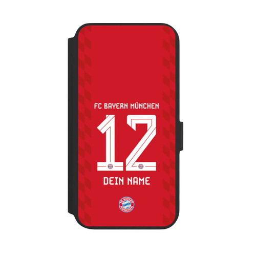 Samsung Galaxy S22+ NIVOflip FC Bayern München Trikot Personalisierbar 25-26