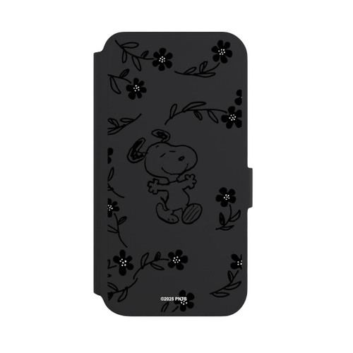 Samsung Galaxy S22+ NIVOflip Snoopy und Flowers Transparent