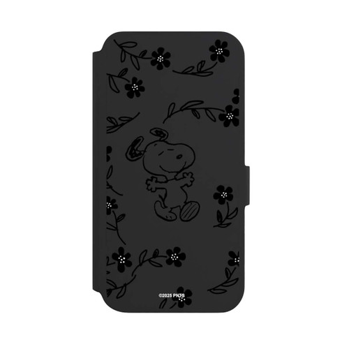 Samsung Galaxy S22+ NIVOflip Snoopy und Flowers Transparent