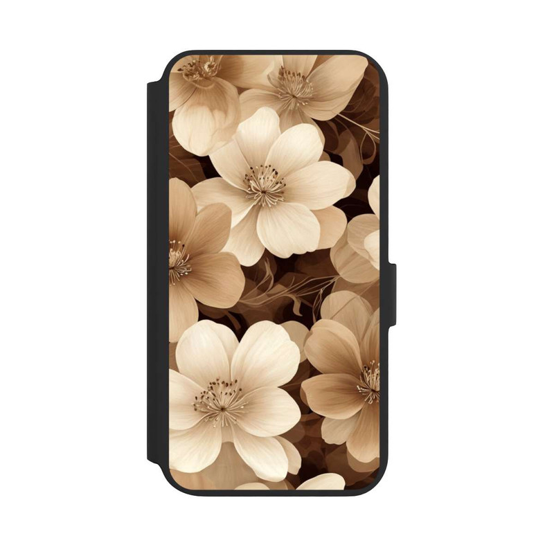 Galaxy S22 + NIVOflip Naturfarbene Negativblumen mit KI
