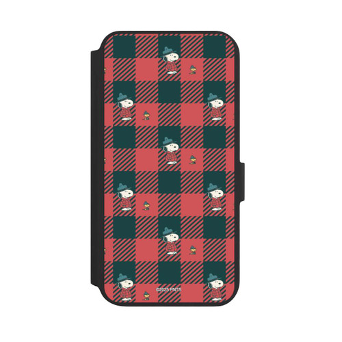 Samsung Galaxy S22+ NIVOflip Peanuts Rot Schottenmuster