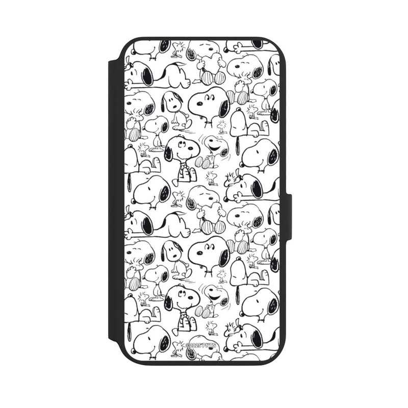 Galaxy S22 + NIVOflip Classic Snoopy Pattern White