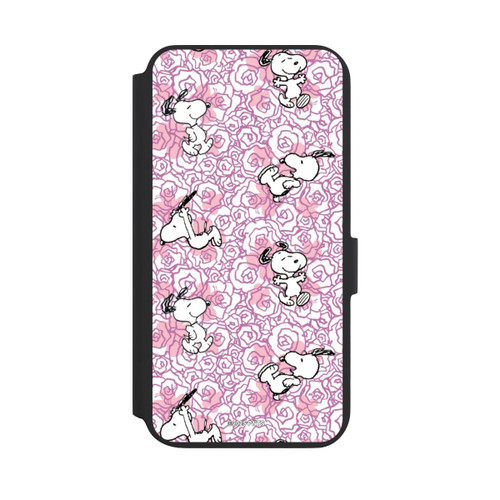Samsung Galaxy S22+ NIVOflip Peanuts Pink Roses Pattern