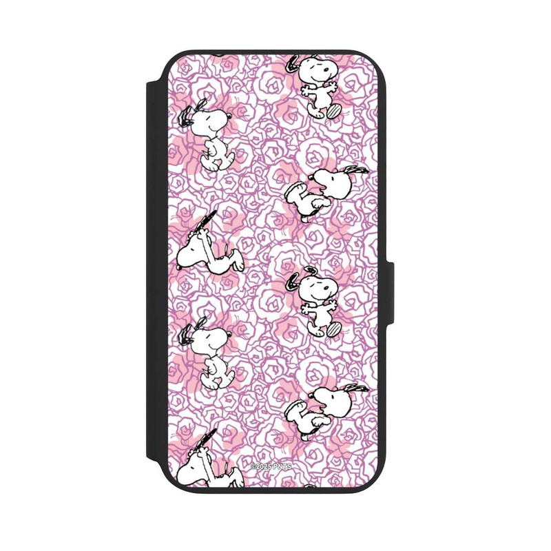 Galaxy S22 + NIVOflip Peanuts Pink Roses Pattern