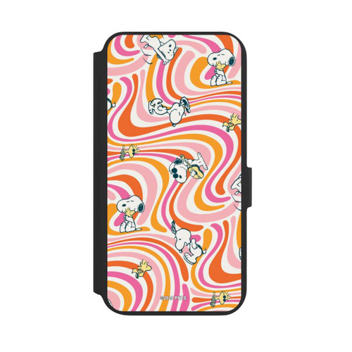 Samsung Galaxy S22+ NIVOflip Peanuts Hippie Pattern Orange