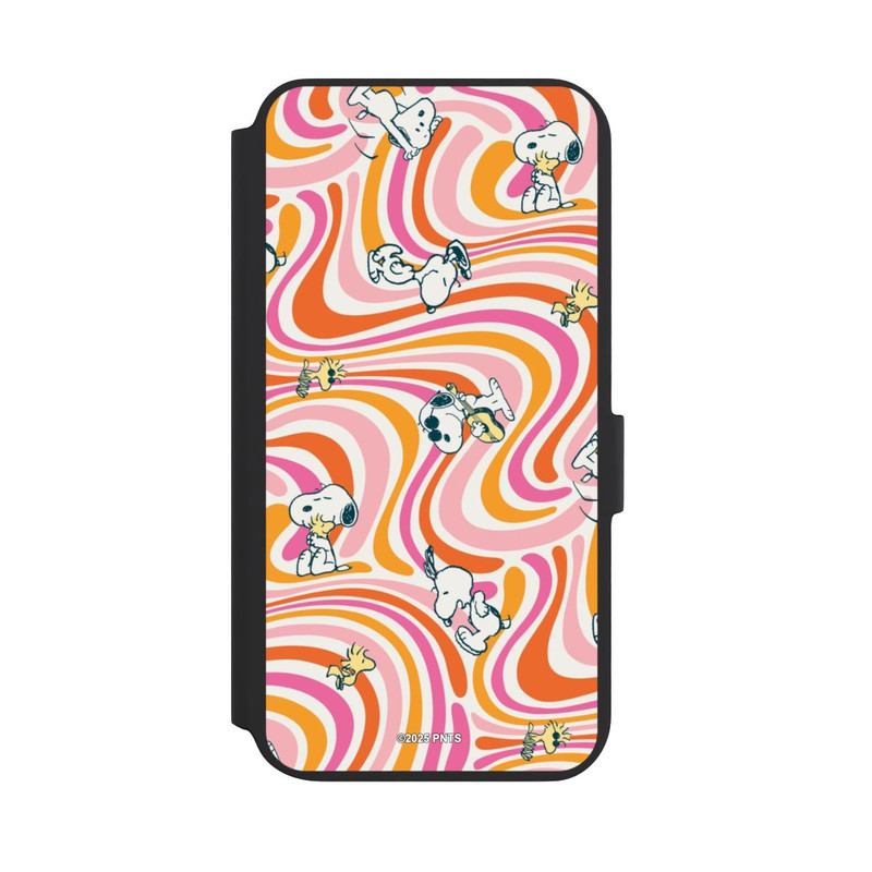 Galaxy S22 + NIVOflip Peanuts Hippie Pattern Orange