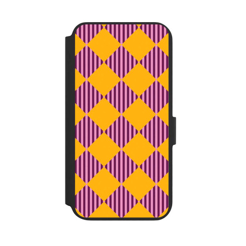Samsung Galaxy S22+ NIVOflip Diamond Pattern Red Yellow