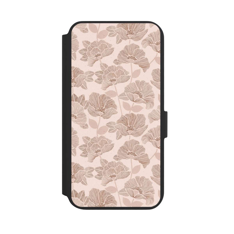 Galaxy S22 + NIVOflip Brown Floral Block