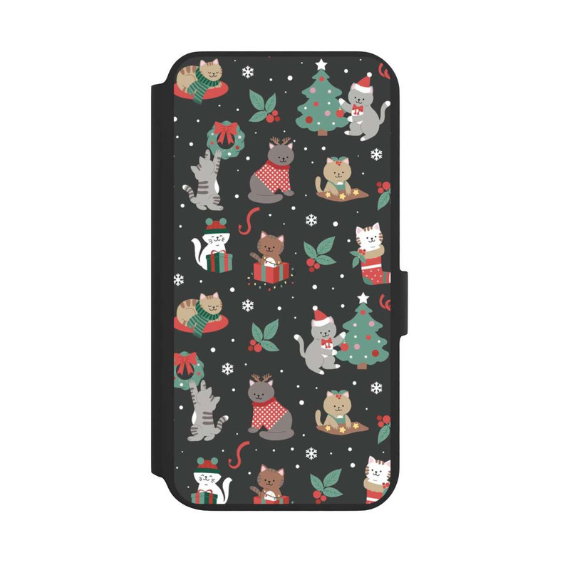 Galaxy S22 + NIVOflip Weihnachtliche Kätzchen