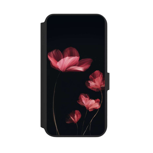 Samsung Galaxy S22+ NIVOflip Burgunder Blüten schwarz