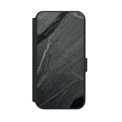 Samsung Galaxy S22+ NIVOflip Stein Textur Grau mit KI