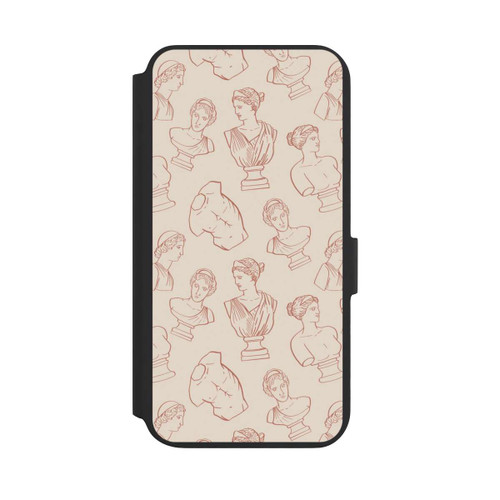 Samsung Galaxy S22+ NIVOflip Griechische Büsten Art-Déco Braun