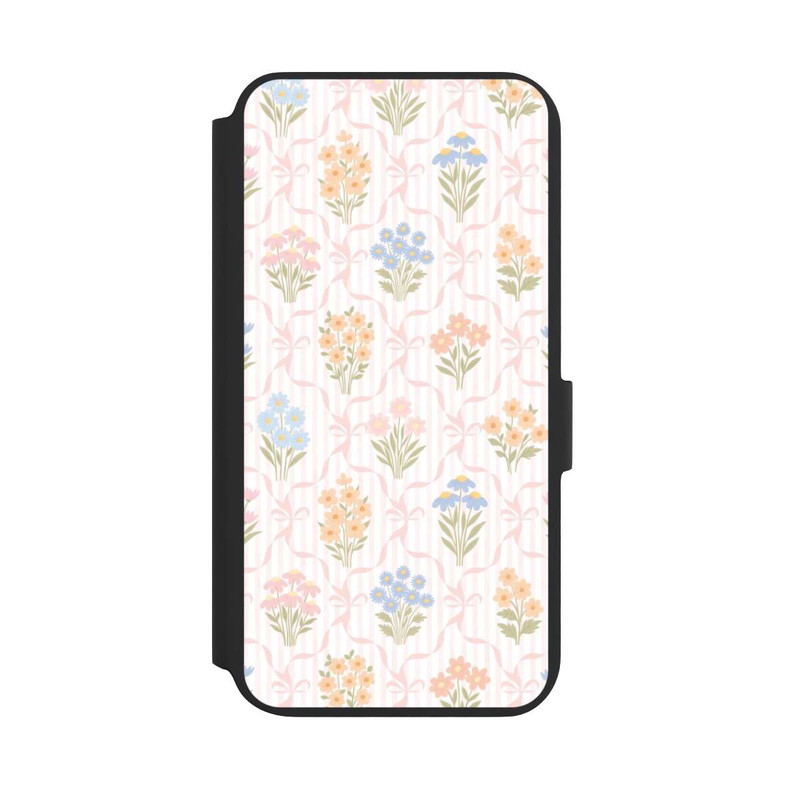 Galaxy S22 + NIVOflip Vintage Frühlingsblumenstrauß im Cottagecore Stil