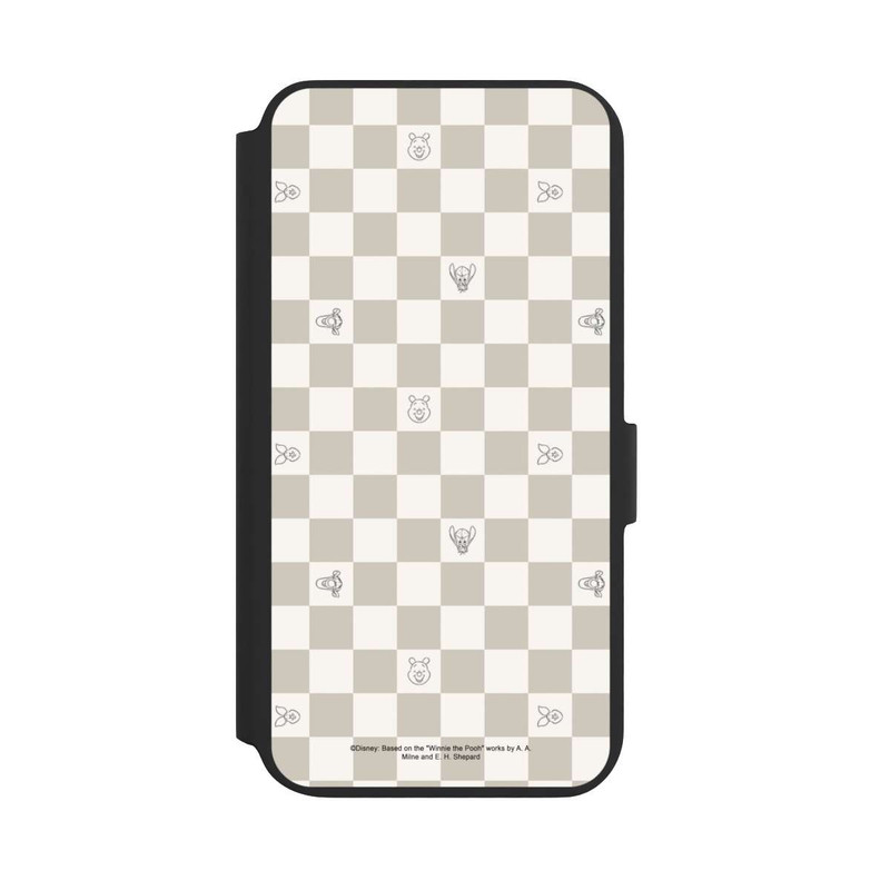 Galaxy S22 + NIVOflip Winnie the Pooh Checked Pattern Beige