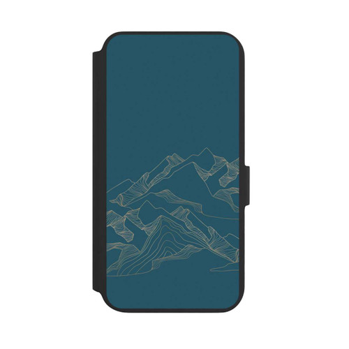 Samsung Galaxy S22+ NIVOflip Berglandschaft blau