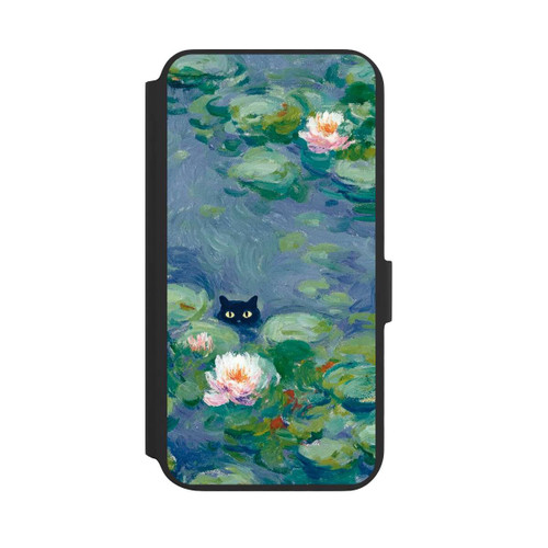 Samsung Galaxy S22+ NIVOflip Cat in the Pond Monet Painting