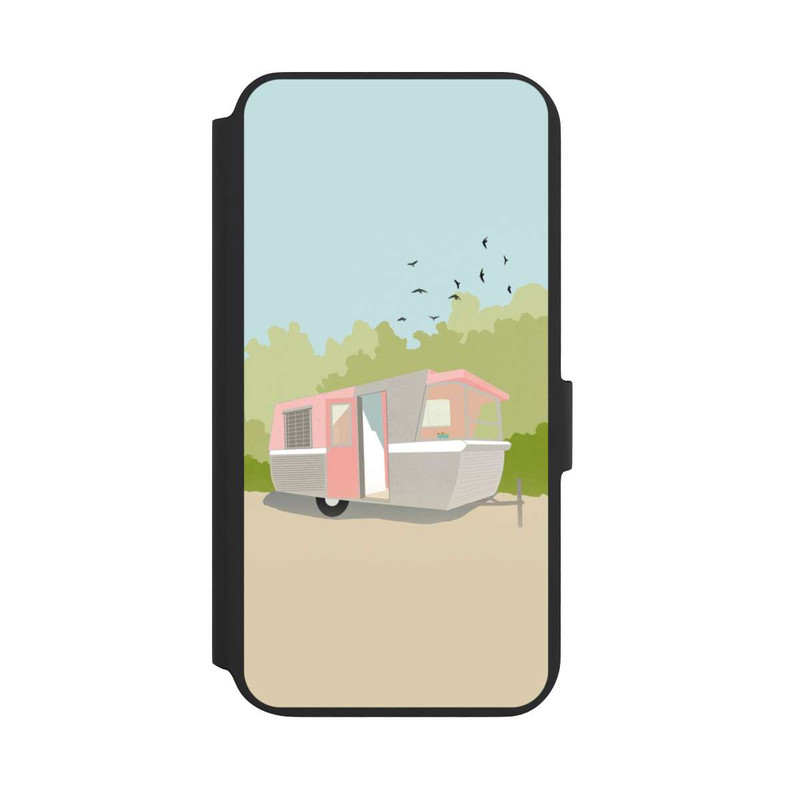 Galaxy S22 + NIVOflip Retro Glamping by Roberta Murray