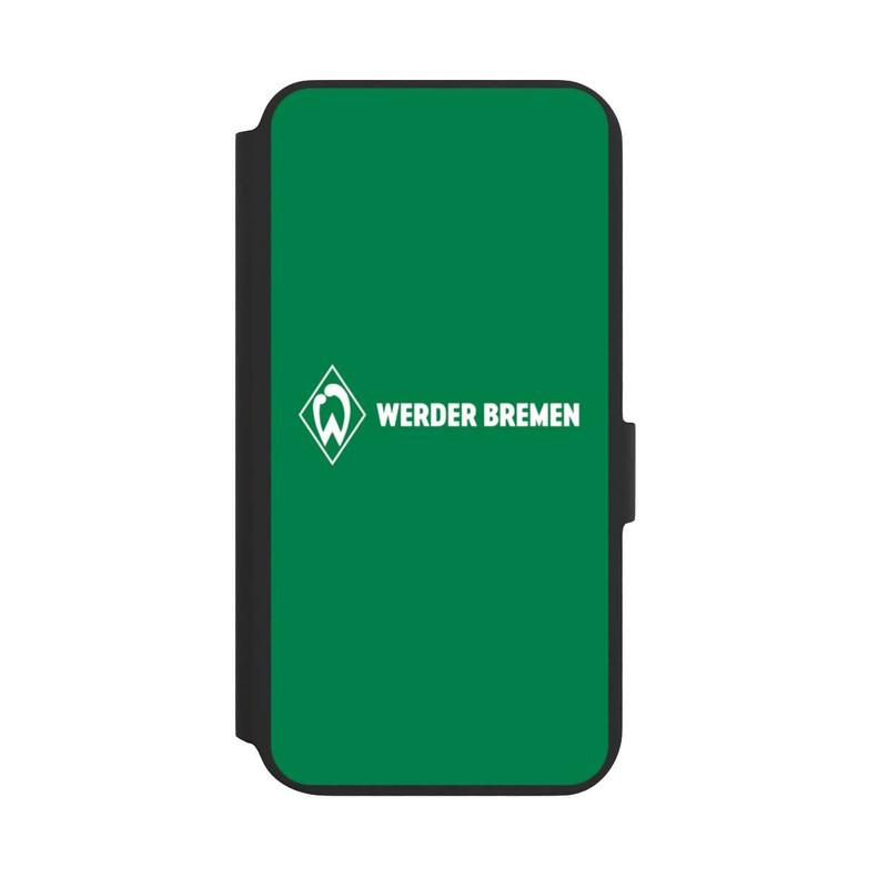 Galaxy S22 + NIVOflip Werder Bremen Schriftzug Raute Grün