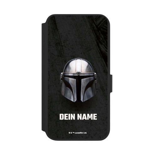 Samsung Galaxy S22+ NIVOflip Star Wars Mandalorian Black Helmet Personalisierbar