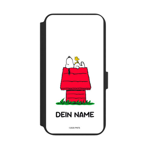 Samsung Galaxy S22+ NIVOflip Snoopy and Woodstock Classic Personalisierbar