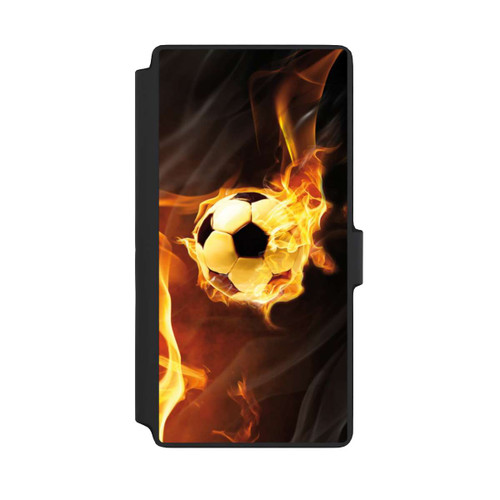 Samsung Galaxy S22 Ultra NIVOflip Fußball in Flammen