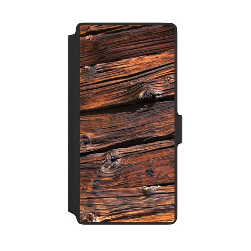 Samsung Galaxy S22 Ultra NIVOflip Verwitterte Holzplanken