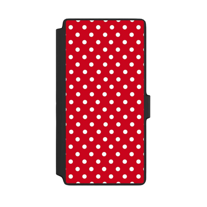 Galaxy S22 Ultra NIVOflip Confettis Blancs sur Fond Rouge