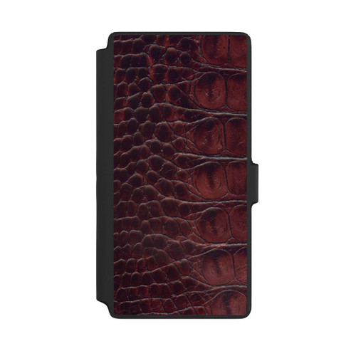 Samsung Galaxy S22 Ultra NIVOflip Cuir de Crocodile
