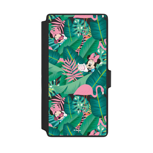 Samsung Galaxy S22 Ultra NIVOflip Minnie Summer Palmblätter ohne Hintergrund