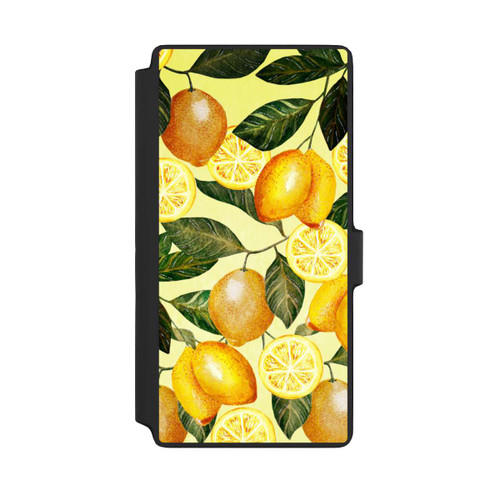 Samsung Galaxy S22 Ultra NIVOflip Gelber Sommer mit Zitronen
