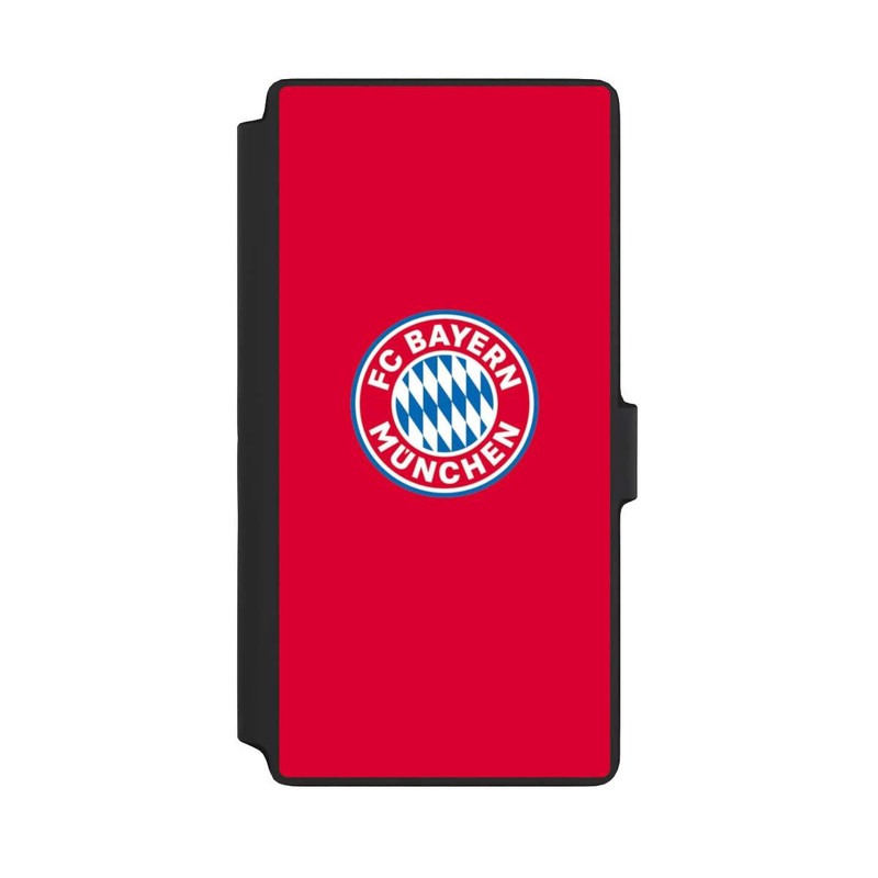 Galaxy S22 Ultra NIVOflip FCB Logo sur fond rouge