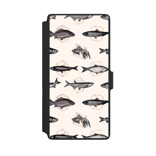 Samsung Galaxy S22 Ultra NIVOflip Fische in Geometrie