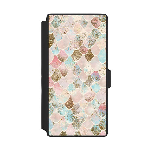 Samsung Galaxy S22 Ultra NIVOflip Glitzer Look Meerjungfrau Muster