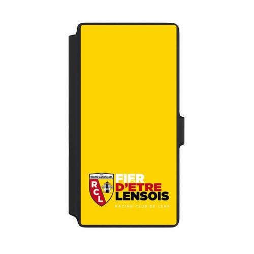 Samsung Galaxy S22 Ultra NIVOflip Fond Logo RCL Jaune