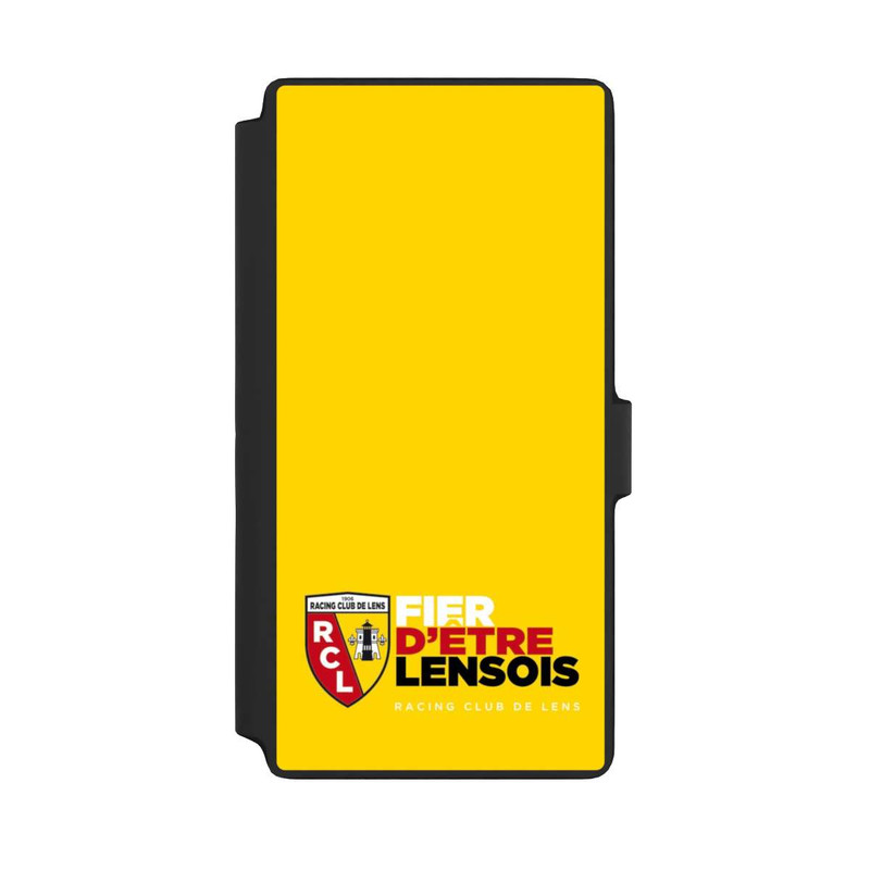 Galaxy S22 Ultra NIVOflip Fond Logo RCL Jaune