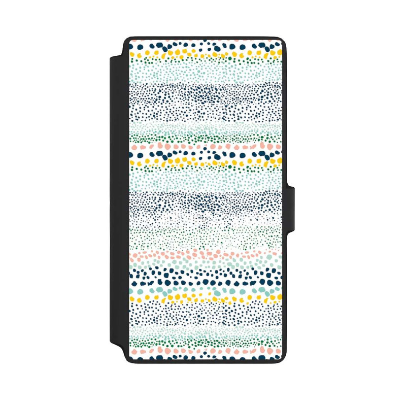Galaxy S22 Ultra NIVOflip Petits Points Blanc Texturé