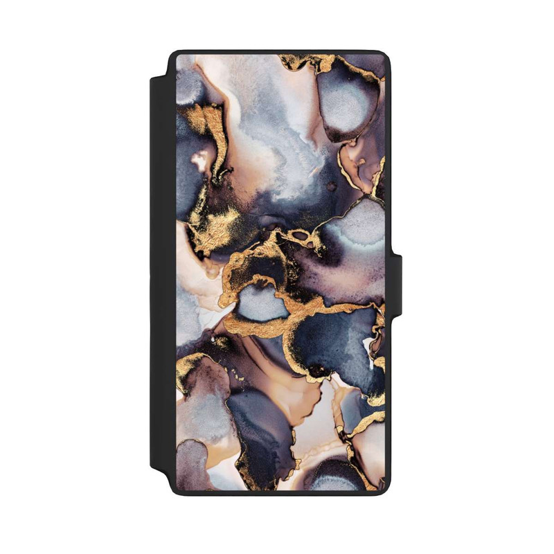 Galaxy S22 Ultra NIVOflip Impression Dreamy Ink Gris Or
