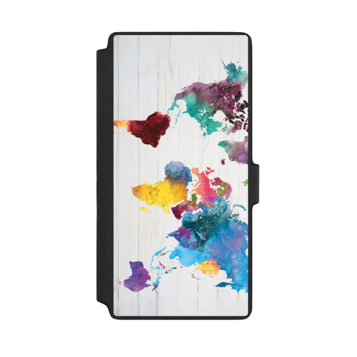 Samsung Galaxy S22 Ultra NIVOflip Welt Farbig 1