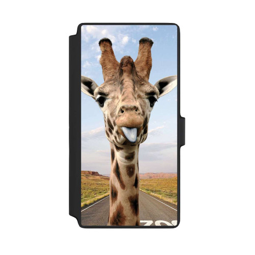 Samsung Galaxy S22 Ultra NIVOflip Giraffe auf der Straße