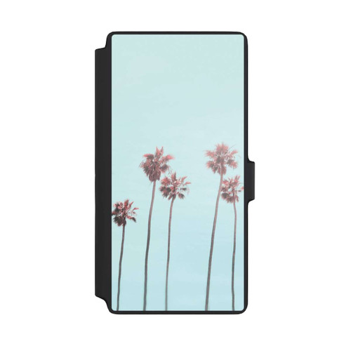 Samsung Galaxy S22 Ultra NIVOflip Hellrosa Strandpalme Paradies