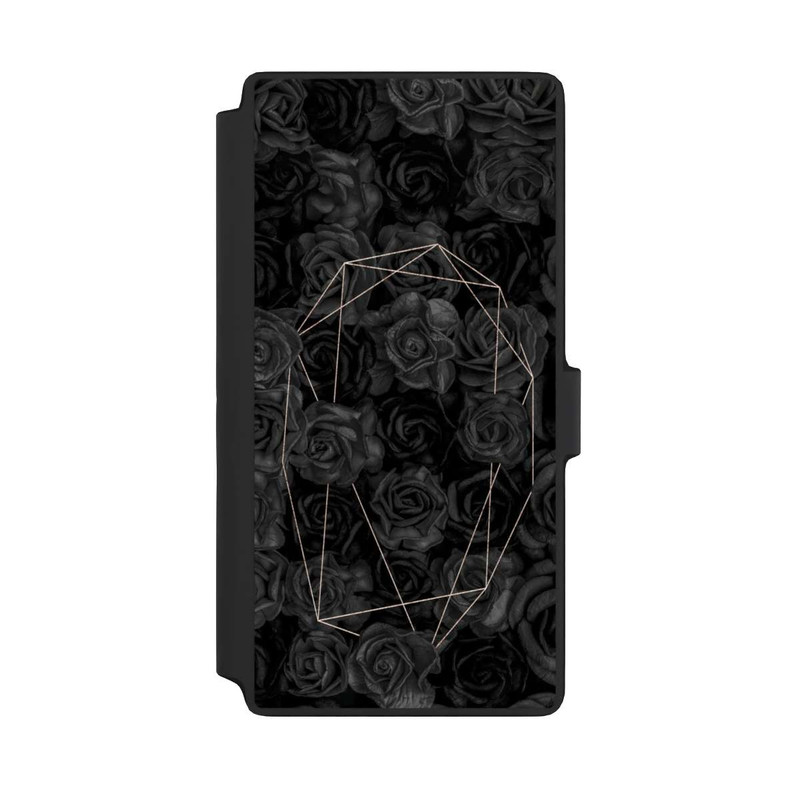 Galaxy S22 Ultra NIVOflip Roses noires