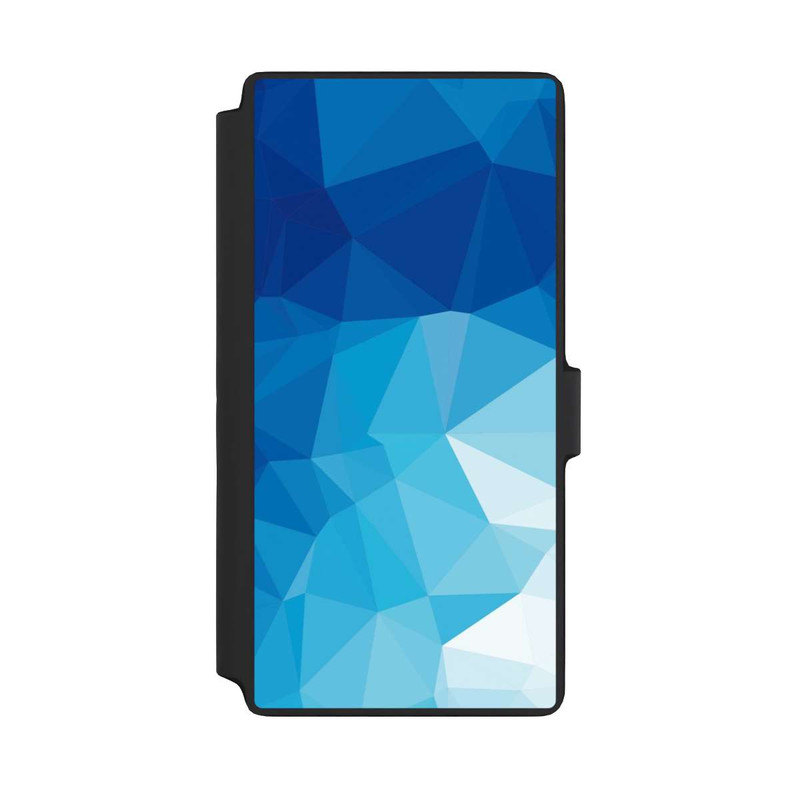 Galaxy S22 Ultra NIVOflip Polygonales blaues Mosaik