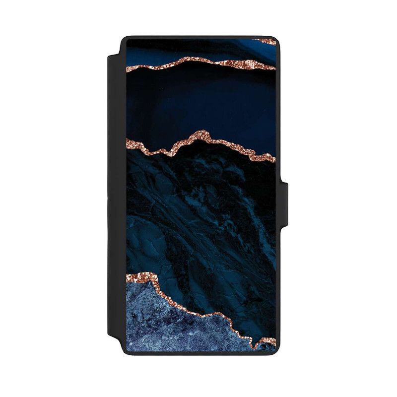 Galaxy S22 Ultra NIVOflip Nacht Blau Marmor Landschaft
