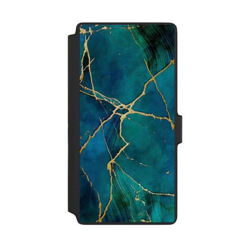 Samsung Galaxy S22 Ultra NIVOflip Mineralischer Glamourlook Blaugold