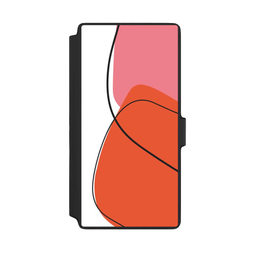 Samsung Galaxy S22 Ultra NIVOflip Meine orangefarbene Kunst