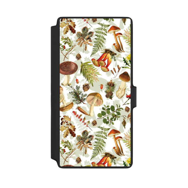 Galaxy S22 Ultra NIVOflip Mushroom Pattern White